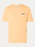 Cafe T-shirt met logo- en backprint - Oranje