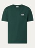 Cafe T-shirt met logo- en backprint - Groen