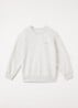 Core Contrast sweater met logoborduring - Lichtgrijs