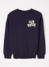 Sweater met logo - Donkerblauw