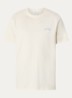 Wild Flower T-shirt met logoborduring en backprint - Gebroken wit