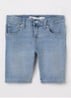511 slim fit korte broek van denim - Indigo