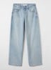 578 wide leg jeans met gekleurde wassing - Indigo
