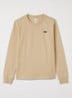 Longsleeve met logo - Beige