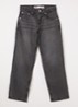 Loose fit jeans met stretch - Antraciet