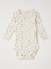 NBFGago romper met bloemenprint - Gebroken wit