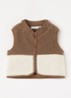 NBMLayo bodywarmer van teddy - Ivoor