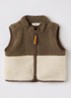 NBMLayo bodywarmer van teddy - Bruin