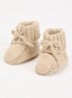NBNLaguna gebreide babyslofjes in katoenblend - Beige
