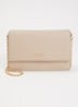 Crossbodytas met logo - Beige