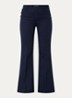 High waist flared fit pantalon met steekzakken - Wit