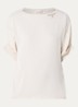 T-shirt met strass - Creme