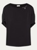 T-shirt met strass - Zwart