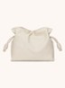 Flamenco clutch van kalfsleer - Beige