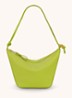 Hammock Hobo schoudertas van kalfsleer - Lime