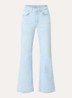 High waist flared jeans met gekleurde wassing - Lichtblauw