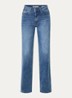 Hypersoft high waist flared jeans met steekzakken - Blauw