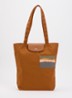 Caroline Hélain x Longchamp schoudertas M met leren details - Cognac