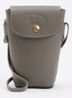 Épure crossbody telefoonhoes van leer - Olijfgroen