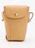 Épure crossbody telefoonhoes van leer - Maisgeel