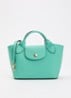 Épure crossbodytas XS van leer met afneembare schouderriem - Mint