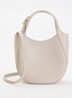 Le Foulonné handtas S van leer met afneembare schouderriem - Beige