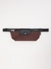 Le Pliage Energy crossbodytas van canvas met leren details - Donkerbruin
