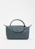 Le Pliage One handtas met leren details - Antraciet