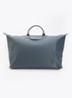 Le Pliage One reistas XL met leren details - Staalblauw
