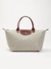 Le Pliage Original handtas L met leren details - Taupe