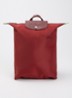 Le Pliage rugzak M met leren details - Bordeauxrood