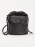 Le Pliage Xtra crossbodytas XS van leer - Zwart
