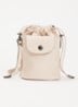 Le Pliage Xtra crossbodytas XS van leer - Lichtroze