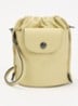Le Pliage Xtra crossbodytas XS van leer - Groen