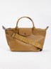 Le Pliage Xtra handtas S van leer - Cognac