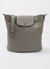 Le Pliage Xtra schoudertas M van leer - Blauwgrijs