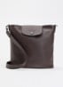 Le Pliage Xtra schoudertas M van leer - Donkerbruin