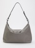 Le Pliage Xtra schoudertas XL van leer - Grijs