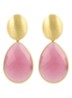 Framed Drop L Rae oorstekers - Fuchsia