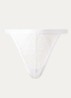 Blossom tanga met logoband - Wit