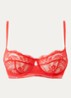 Entice balconette bh van kant - Rood