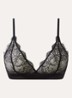 Gwen bralette van kant - Zwart
