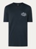 Chrome T-shirt met logo- en backprint - Zwart