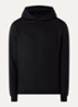 Hoodie met steekzakken en logo - Zwart