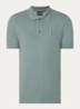 Regular fit polo van  piqué katoen met logo - Olijfgroen