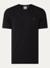 Superfine T-shirt met logoborduring - Zwart