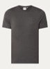 Superfine T-shirt met logoborduring - Antraciet
