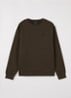 Sweater met logo - Donkerbruin