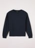 Sweater met logo - Donkerblauw