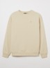 Sweater met logoborduring - Beige